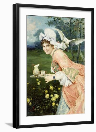 Tea Time Tease-Francesco Vinea-Framed Giclee Print