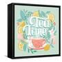 Tea Time V-Gia Graham-Framed Stretched Canvas