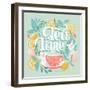 Tea Time V-Gia Graham-Framed Art Print