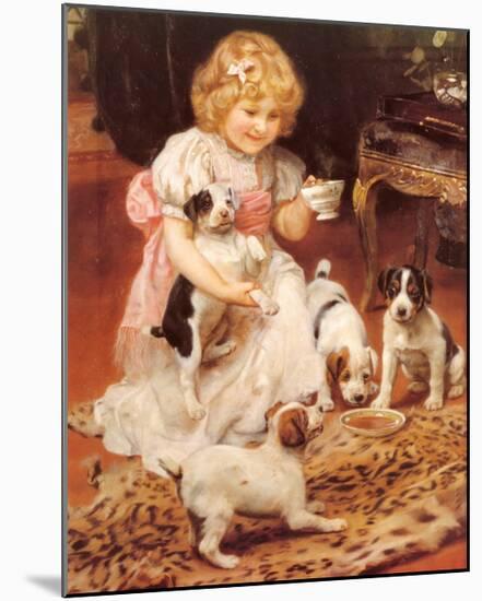 Tea-Time-Arthur John Elsley-Mounted Art Print