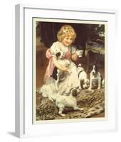 Tea-Time-Arthur Elsley-Framed Premium Giclee Print