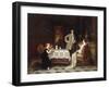 Tea-Time-Antoine Emil Plassan-Framed Giclee Print