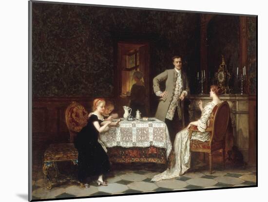 Tea-Time-Antoine Emil Plassan-Mounted Giclee Print