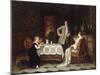 Tea-Time-Antoine Emil Plassan-Mounted Giclee Print