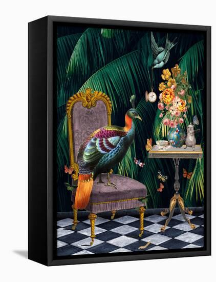 Tea Time-Erika C. Brothers-Framed Stretched Canvas