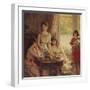 Tea Time-Albert Lynch-Framed Giclee Print