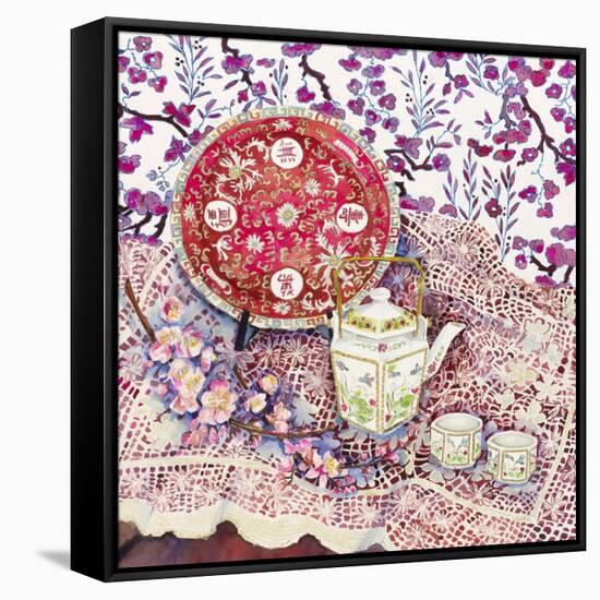 Tea Time-Joanne Porter-Framed Stretched Canvas