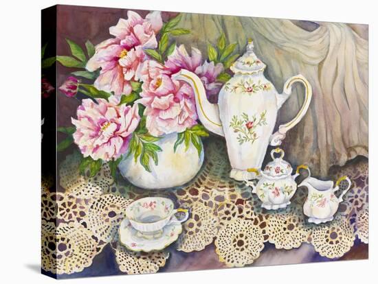 Tea Time-Joanne Porter-Stretched Canvas