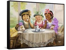 Tea Time-Dianne Dengel-Framed Stretched Canvas