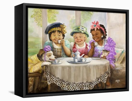 Tea Time-Dianne Dengel-Framed Stretched Canvas