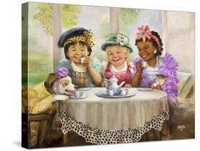 Tea Time-Dianne Dengel-Stretched Canvas