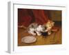 Tea-Time-Alphonse Marie de Neuville-Framed Giclee Print