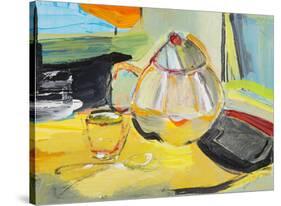 Tea Tray-Joan Davis-Stretched Canvas