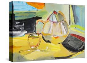 Tea Tray-Joan Davis-Stretched Canvas