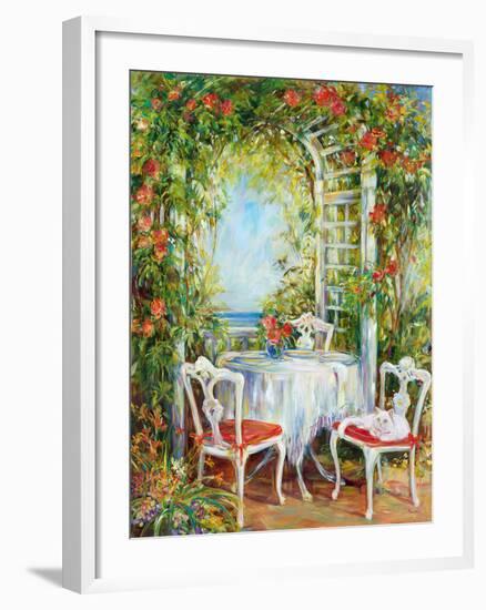 Tea With Kitty-Carson-Framed Giclee Print