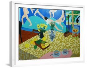 Tea with Matisse, 2014-Timothy Nathan Joel-Framed Giclee Print