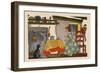 Tea With The Cat-Hauman-Framed Art Print