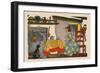 Tea With The Cat-Hauman-Framed Art Print