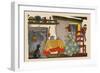 Tea With The Cat-Hauman-Framed Art Print