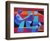 Teach Us to Sit Still, 1989-Ron Waddams-Framed Giclee Print