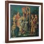 Teacher in the Chair with His Pupils-Amico Aspertini-Framed Giclee Print