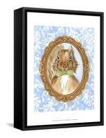Teacher's Pet - Squirrel-Chariklia Zarris-Framed Stretched Canvas