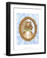 Teacher's Pet - Squirrel-Chariklia Zarris-Framed Art Print