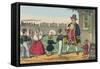 Teacher with Monkey Takes His Students on a Trip to London-Charles Butler-Framed Stretched Canvas