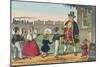 Teacher with Monkey Takes His Students on a Trip to London-Charles Butler-Mounted Art Print