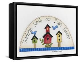 Teachers Touch Our Lives Forever-Debbie McMaster-Framed Stretched Canvas