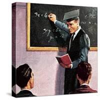 Teaching Algebra-English School-Stretched Canvas