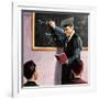 Teaching Algebra-English School-Framed Giclee Print