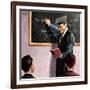 Teaching Algebra-English School-Framed Giclee Print