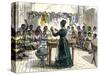 Teaching Objects to Children in a "colored School," New York City, 1870-null-Stretched Canvas
