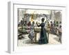 Teaching Objects to Children in a "colored School," New York City, 1870-null-Framed Giclee Print