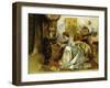 Teaching the Dog a New Set of Tricks-Bertelan Karlovsky-Framed Giclee Print