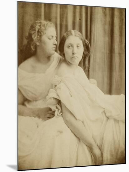 Teachings from the Elgin Marbles, 1867 (Thin Photographic Paper Laid on Card Backing)-Julia Margaret Cameron-Mounted Giclee Print