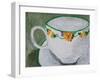 Teacup with Flowers-Dale Hefer-Framed Photographic Print