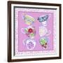 Teacups 2-Kimura Designs-Framed Giclee Print