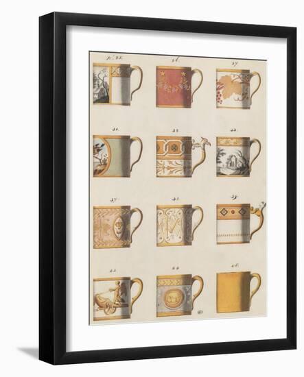 Teacups I-Anna Polanski-Framed Art Print