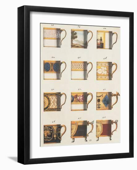 Teacups II-Anna Polanski-Framed Art Print