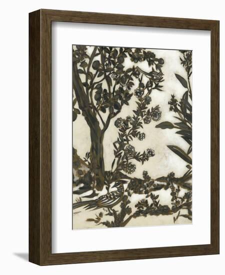 Teahouse Chinoiserie II-Chariklia Zarris-Framed Art Print