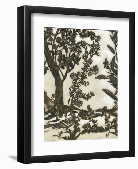 Teahouse Chinoiserie II-Chariklia Zarris-Framed Art Print