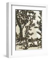 Teahouse Chinoiserie II-Chariklia Zarris-Framed Art Print