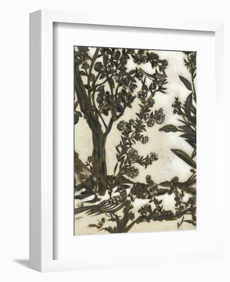 Teahouse Chinoiserie II-Chariklia Zarris-Framed Art Print