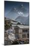 Teahouses with Mt. Ama Dablam in background.-Lee Klopfer-Mounted Photographic Print