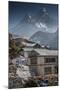 Teahouses with Mt. Ama Dablam in background.-Lee Klopfer-Mounted Photographic Print