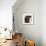 Teal Abstract II-Cyndi Schick-Mounted Giclee Print displayed on a wall