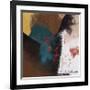 Teal Abstract II-Cyndi Schick-Framed Giclee Print