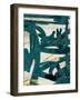 Teal and Flare 1-Cynthia Alvarez-Framed Art Print